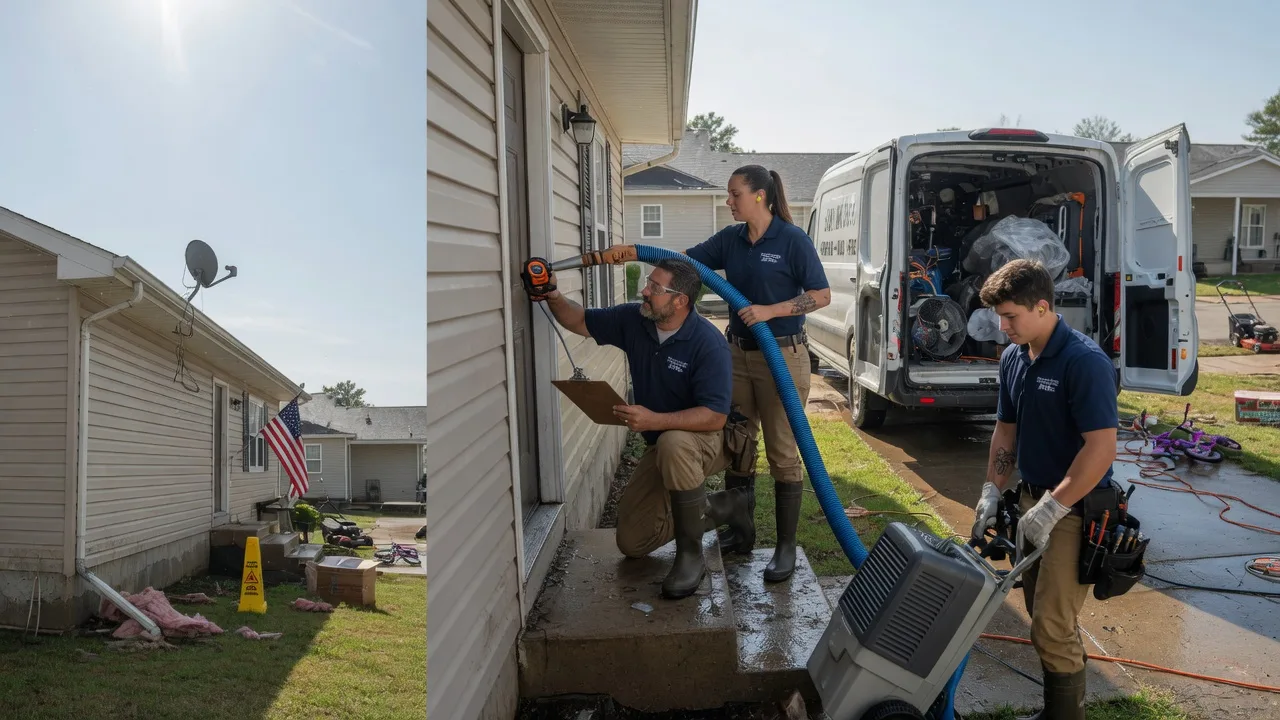Ceiling Water Damage Restoration in South Rockwood, MI near me